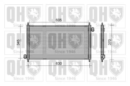 Конденсатор, кондиционер QUINTON HAZELL купить