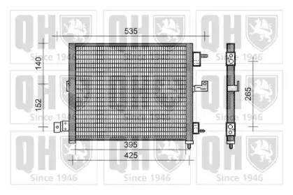 Конденсатор, кондиционер QUINTON HAZELL купить