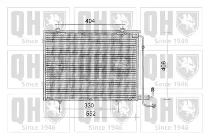 Конденсатор, кондиционер QUINTON HAZELL купить