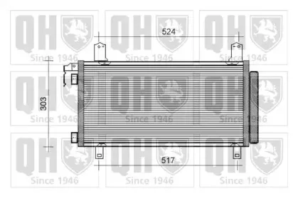 Конденсатор, кондиционер QUINTON HAZELL купить