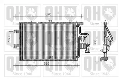 Конденсатор, кондиционер QUINTON HAZELL купить