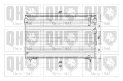 Конденсатор, кондиционер QUINTON HAZELL купить