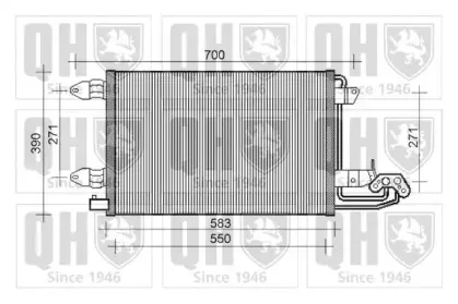 Конденсатор, кондиционер QUINTON HAZELL купить