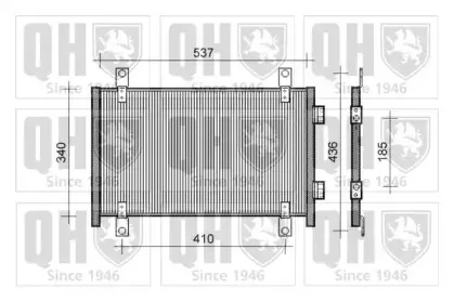 Конденсатор, кондиционер QUINTON HAZELL купить