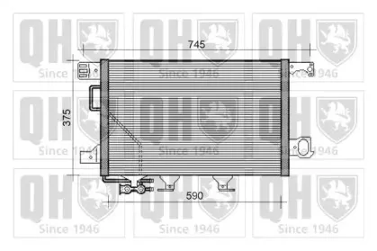 Конденсатор, кондиционер QUINTON HAZELL купить