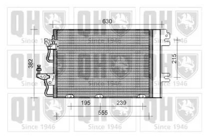 Конденсатор, кондиционер QUINTON HAZELL купить