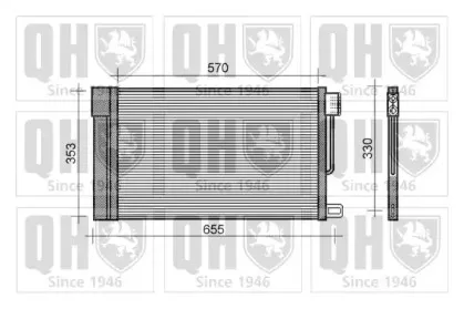 Конденсатор, кондиционер QUINTON HAZELL купить