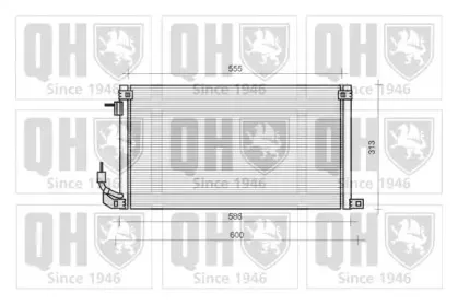 Конденсатор, кондиционер QUINTON HAZELL купить