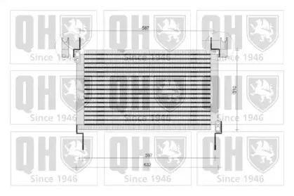 Конденсатор, кондиционер QUINTON HAZELL купить