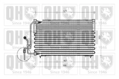 Конденсатор, кондиционер QUINTON HAZELL купить