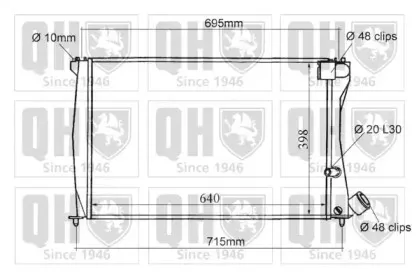 Радиатор, охлаждение двигателя QUINTON HAZELL купить