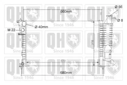 Радиатор, охлаждение двигателя QUINTON HAZELL купить