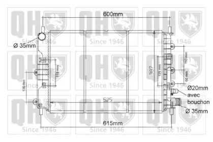 Радиатор, охлаждение двигателя QUINTON HAZELL купить