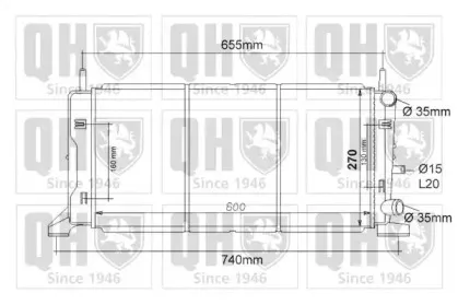 Радиатор, охлаждение двигателя QUINTON HAZELL купить