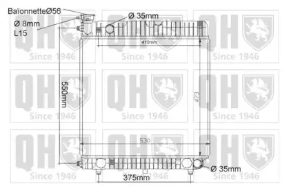 Радиатор, охлаждение двигателя QUINTON HAZELL купить
