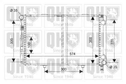 Радиатор, охлаждение двигателя QUINTON HAZELL купить