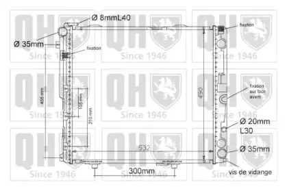 Радиатор, охлаждение двигателя QUINTON HAZELL купить