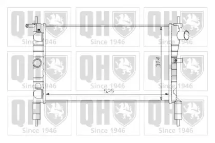 Радиатор, охлаждение двигателя QUINTON HAZELL купить