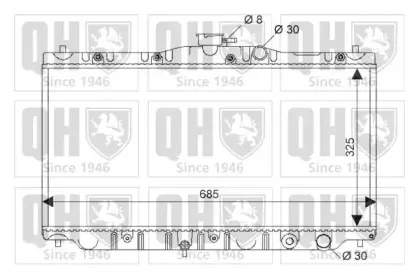 Радиатор, охлаждение двигателя QUINTON HAZELL купить