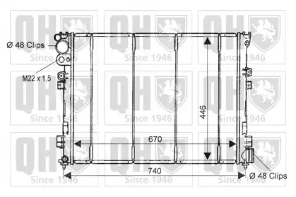 Радиатор, охлаждение двигателя QUINTON HAZELL купить