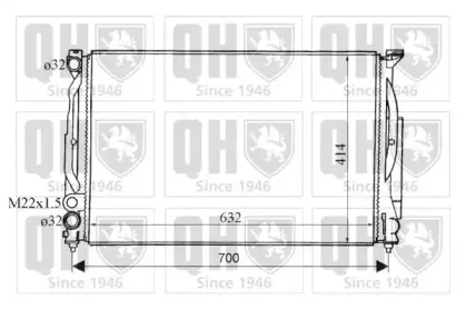 Радиатор, охлаждение двигателя QUINTON HAZELL купить