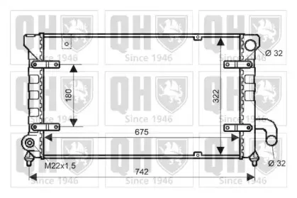 Радиатор, охлаждение двигателя QUINTON HAZELL купить