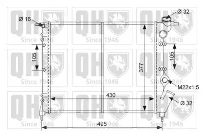 Радиатор, охлаждение двигателя QUINTON HAZELL купить