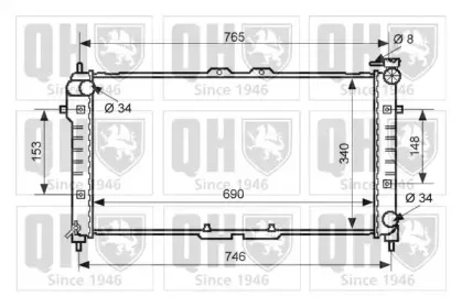 Радиатор, охлаждение двигателя QUINTON HAZELL купить