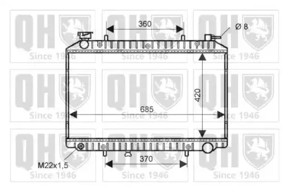 Радиатор, охлаждение двигателя QUINTON HAZELL купить