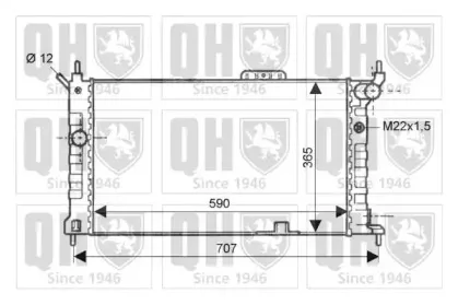 Радиатор, охлаждение двигателя QUINTON HAZELL купить