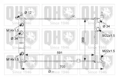 Радиатор, охлаждение двигателя QUINTON HAZELL купить