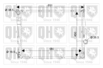 Радиатор, охлаждение двигателя QUINTON HAZELL купить