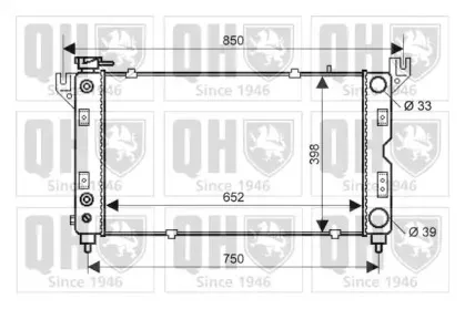 Радиатор, охлаждение двигателя QUINTON HAZELL купить