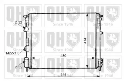 Радиатор, охлаждение двигателя QUINTON HAZELL купить