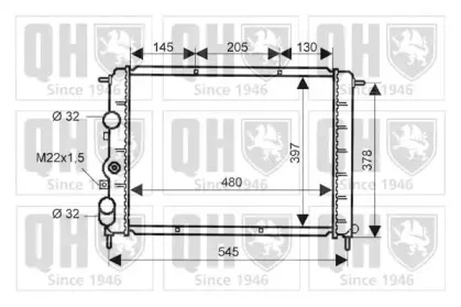 Радиатор, охлаждение двигателя QUINTON HAZELL купить