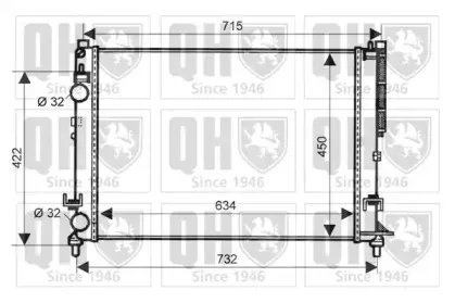 Радиатор, охлаждение двигателя QUINTON HAZELL купить