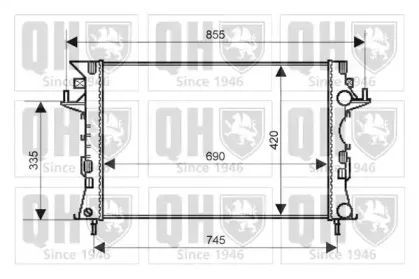 Радиатор, охлаждение двигателя QUINTON HAZELL купить