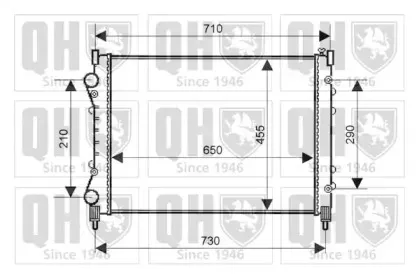 Радиатор, охлаждение двигателя QUINTON HAZELL купить