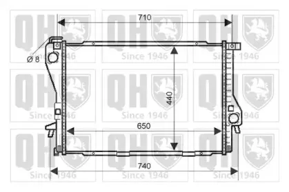 Радиатор, охлаждение двигателя QUINTON HAZELL купить