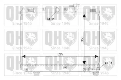 Радиатор, охлаждение двигателя QUINTON HAZELL купить