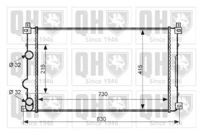 Радиатор, охлаждение двигателя QUINTON HAZELL купить