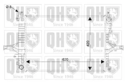 Радиатор, охлаждение двигателя QUINTON HAZELL купить