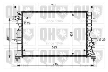 Радиатор, охлаждение двигателя QUINTON HAZELL купить