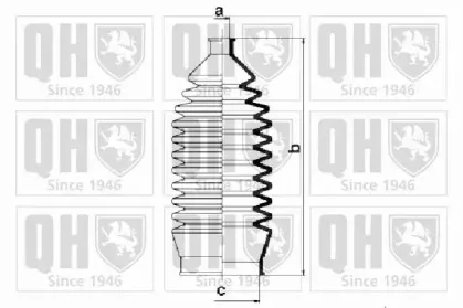 Комплект пылника, рулевое управление QUINTON HAZELL купить