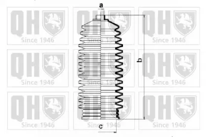 Комплект пылника, рулевое управление QUINTON HAZELL купить