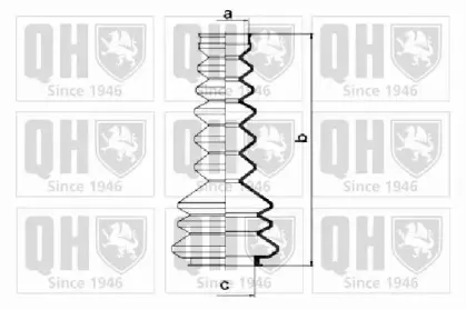 Комплект пылника, рулевое управление QUINTON HAZELL купить
