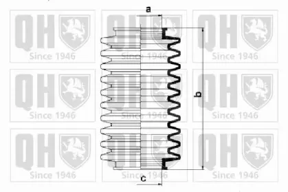 Комплект пылника, рулевое управление QUINTON HAZELL купить