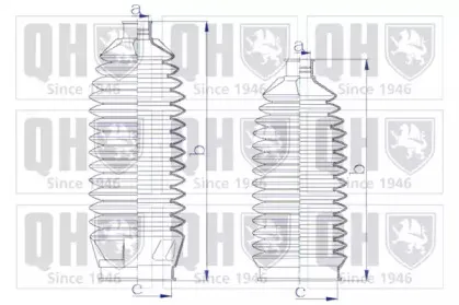 Комплект пылника, рулевое управление QUINTON HAZELL купить