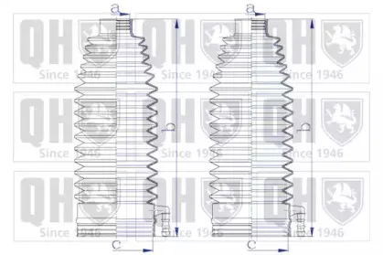 Комплект пылника, рулевое управление QUINTON HAZELL купить