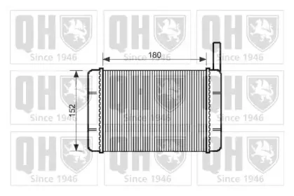 Теплообменник, отопление салона QUINTON HAZELL купить